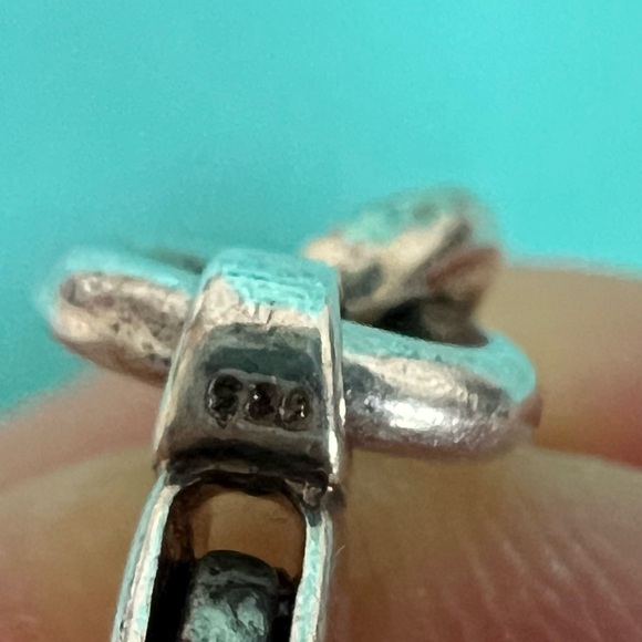 Tiffany & Co. Silver Chain link oval tag Necklace - Picture 6 of 7